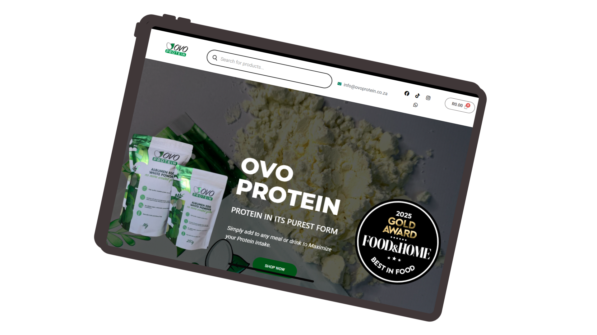 Creative shop website preview