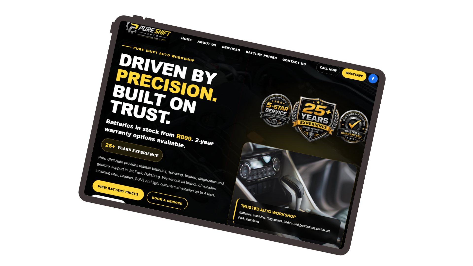 Creative automotive advert preview